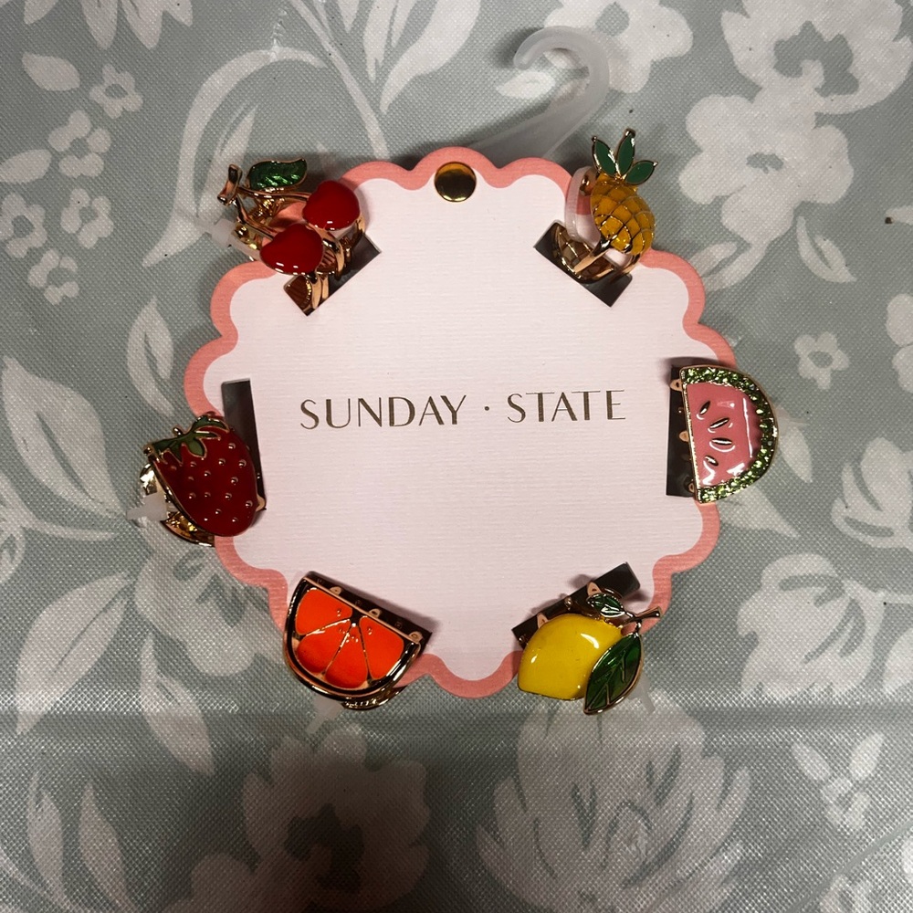 Sunday State Fruit-Themed hairclips
